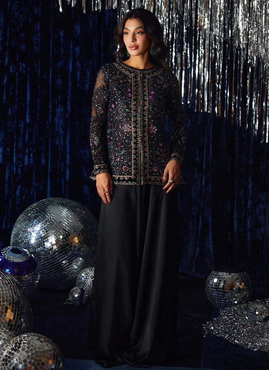 Farah Talib Aziz | Velvet Fete 4 | Lumi Organza Jacket - Rang-e-Khaas