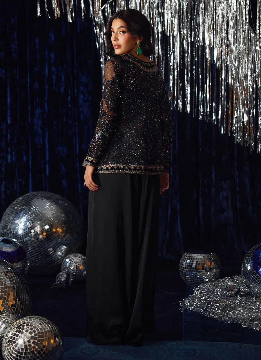 Farah Talib Aziz | Velvet Fete 4 | Lumi Organza Jacket - Rang-e-Khaas