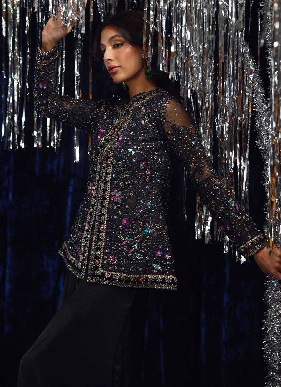 Farah Talib Aziz | Velvet Fete 4 | Lumi Organza Jacket - Rang-e-Khaas