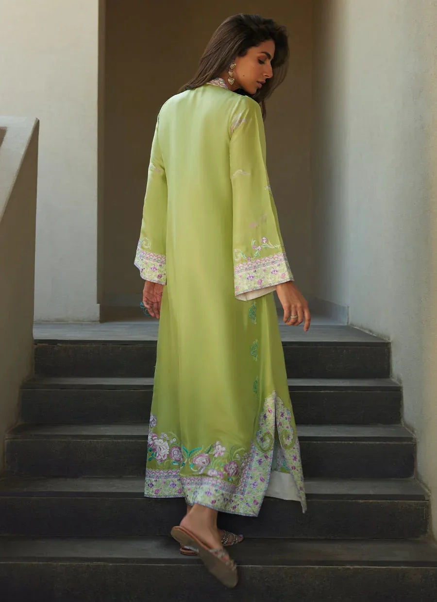 Farah Talib Aziz | Laani The Kaftan Edit | Zinni Silk - Rang-e-Khaas