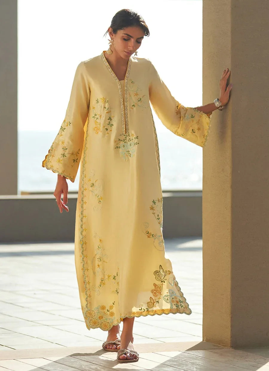 Farah Talib Aziz | Laani The Kaftan Edit | Lira Lemon - Rang-e-Khaas