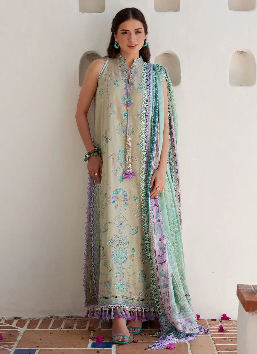 Farah Talib Aziz | Luxury Lawn 26 | Valeria Olive