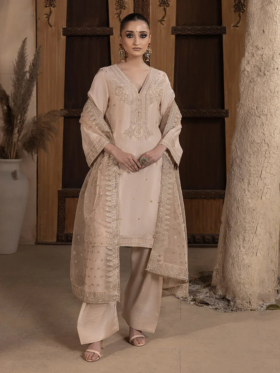 Hem Stitch | Raw Silk Edit 25 |Janan - Rang-e-Khaas