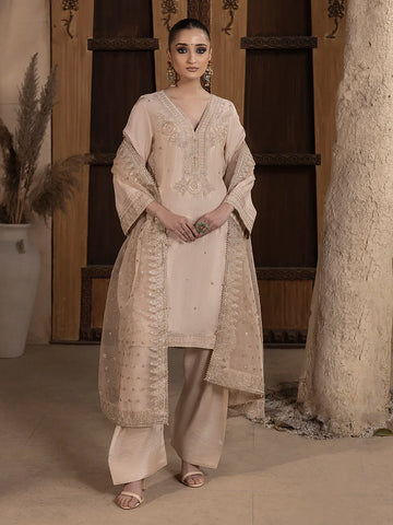 Hem Stitch | Raw Silk Edit 25 |Janan - Rang-e-Khaas