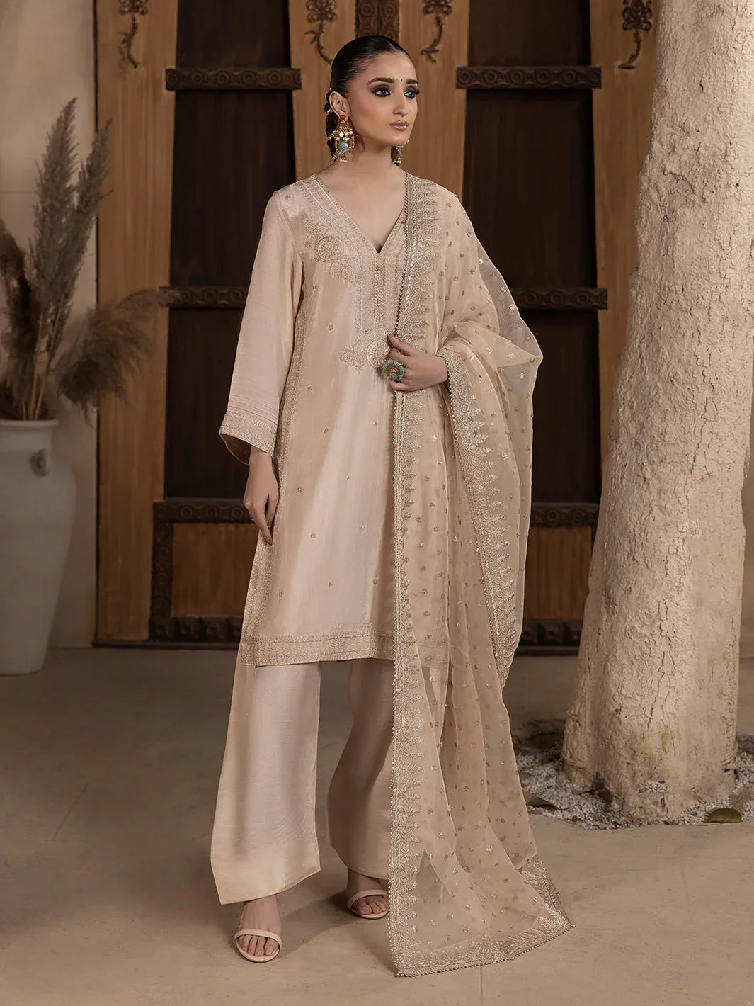 Hem Stitch | Raw Silk Edit 25 |Janan - Rang-e-Khaas