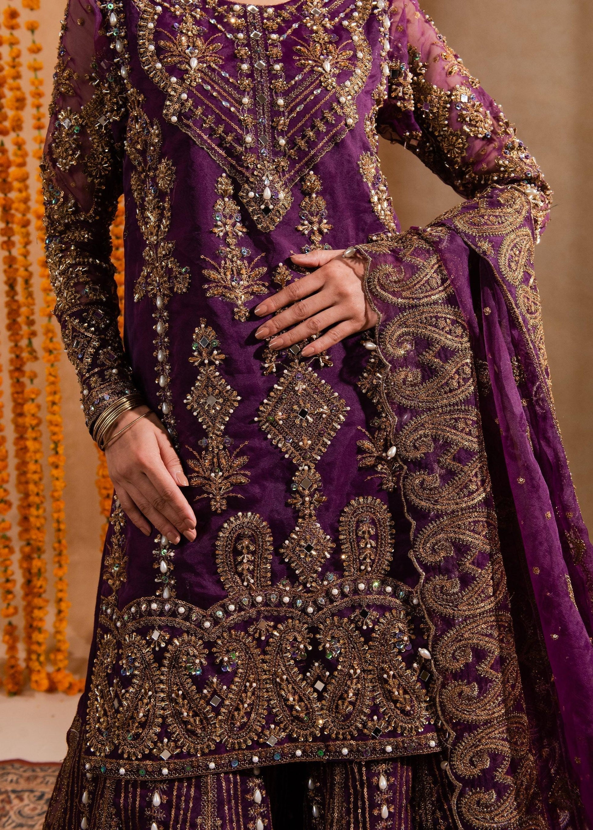 Maria Osama Khan | Sajni Wedding Festive | Yashfa - Rang-e-Khaas