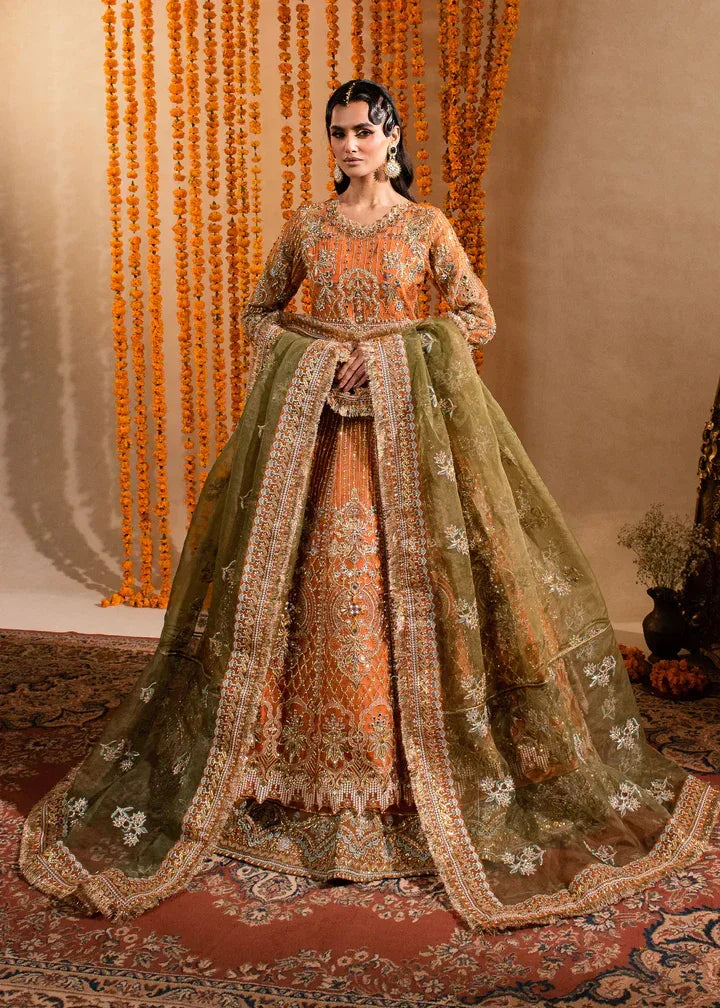 Maria Osama Khan | Sajni Wedding Festive | Anchal - Rang-e-Khaas