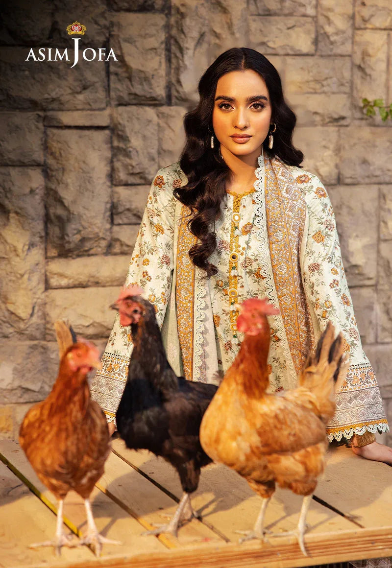 Asim Jofa | Prints Drop 2 |AJUBJ-52 - Rang-e-Khaas