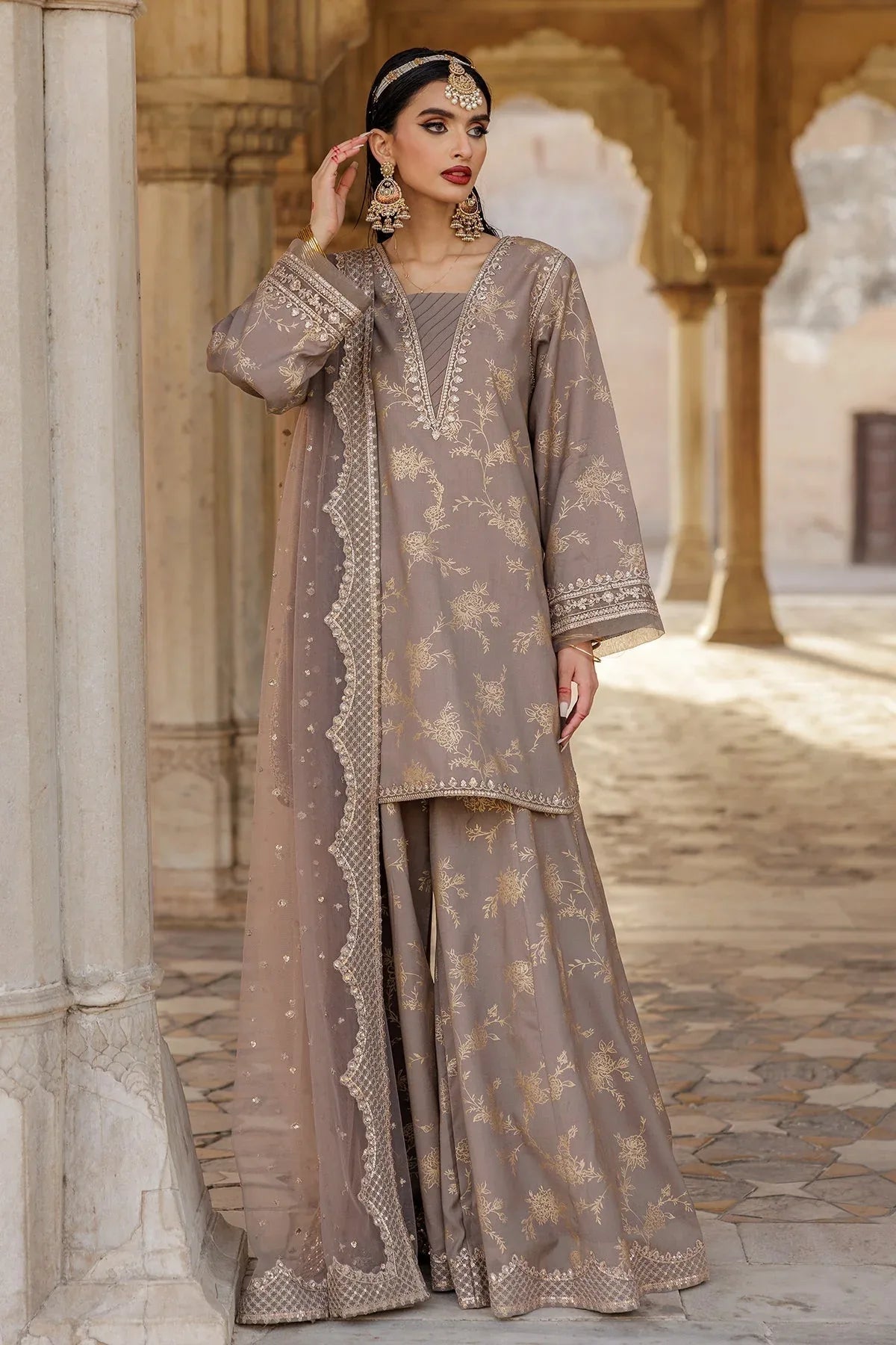 Charizma | Festive Pret | CMA-5-043 - Rang-e-Khaas