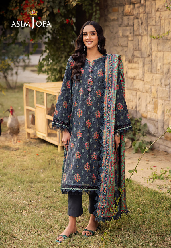 Asim Jofa Printed Lawn '25 | AJUUB-17