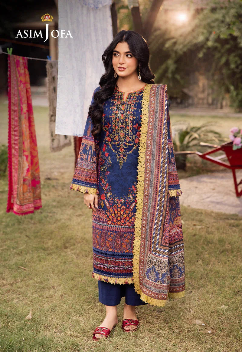 Asim Jofa | Prints Drop 2 | AJUBJ-08 - Rang-e-Khaas