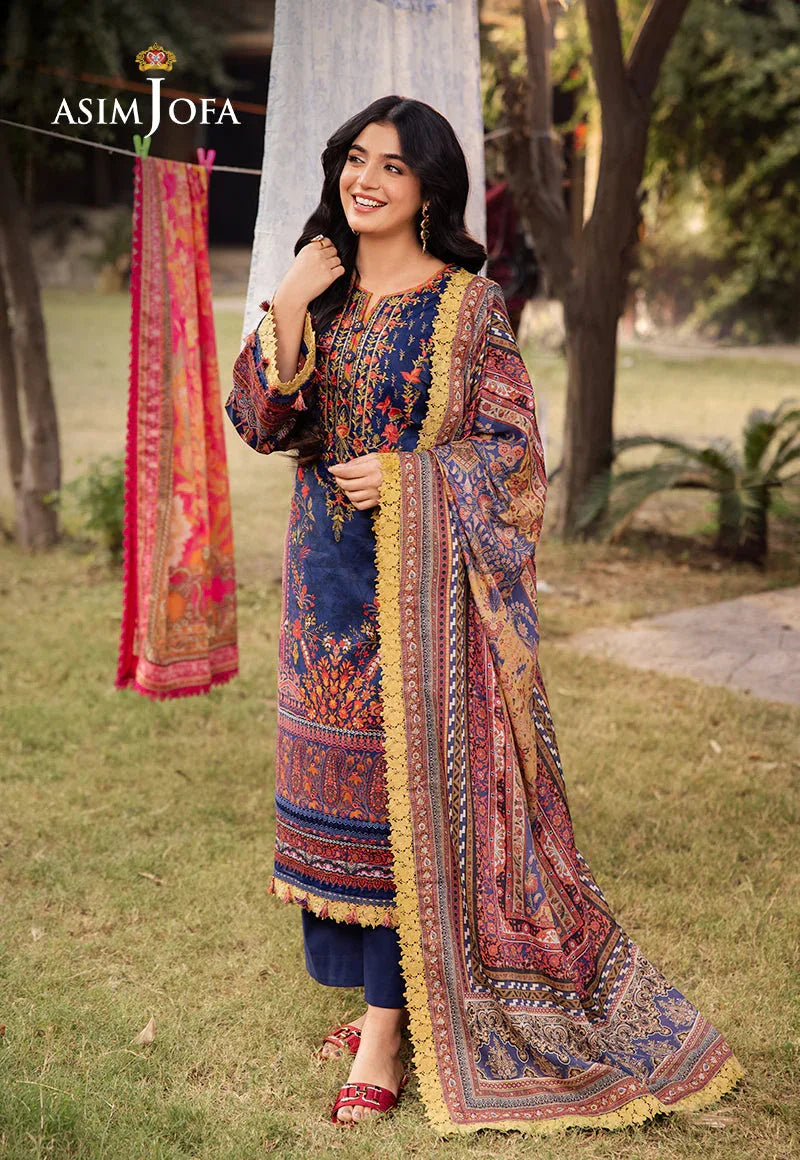 Asim Jofa | Prints Drop 2 | AJUBJ-08 - Rang-e-Khaas