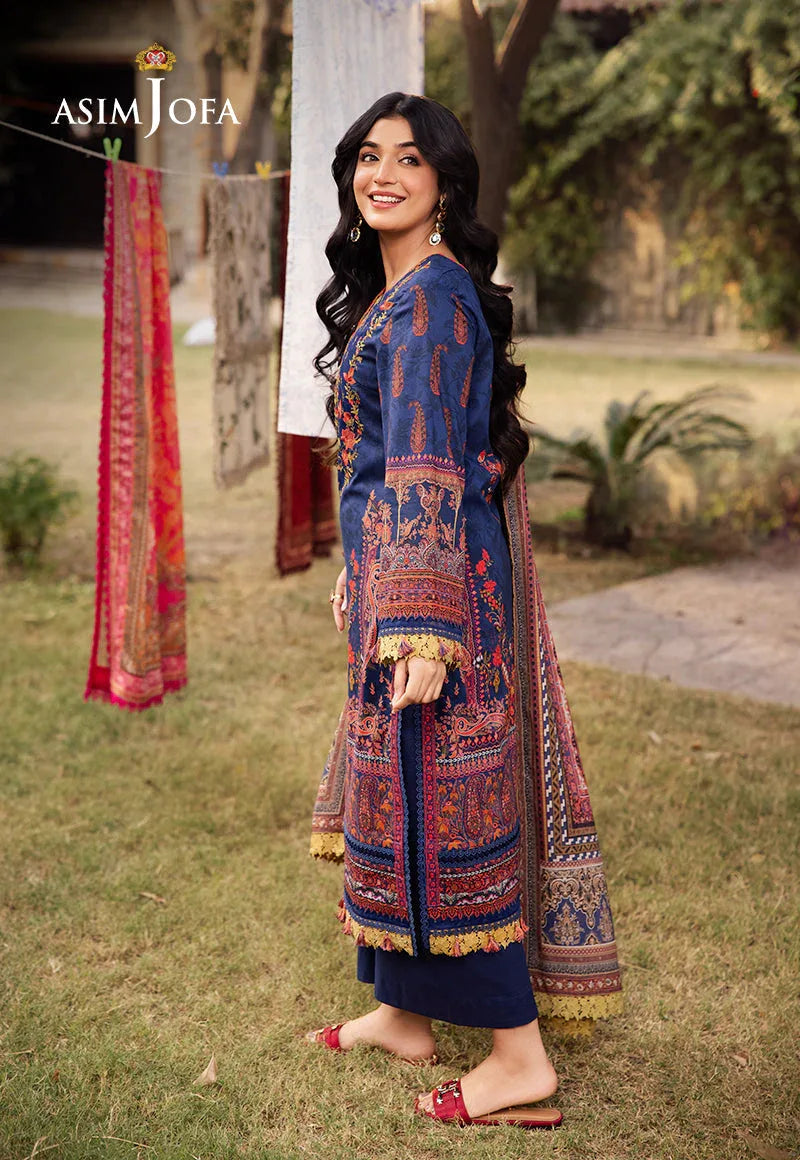 Asim Jofa | Prints Drop 2 | AJUBJ-08 - Rang-e-Khaas