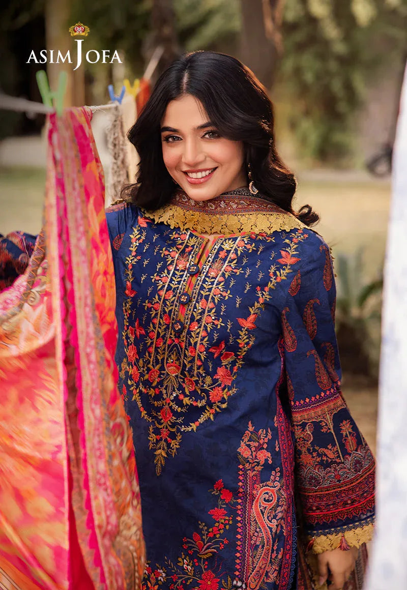 Asim Jofa | Prints Drop 2 | AJUBJ-08 - Rang-e-Khaas