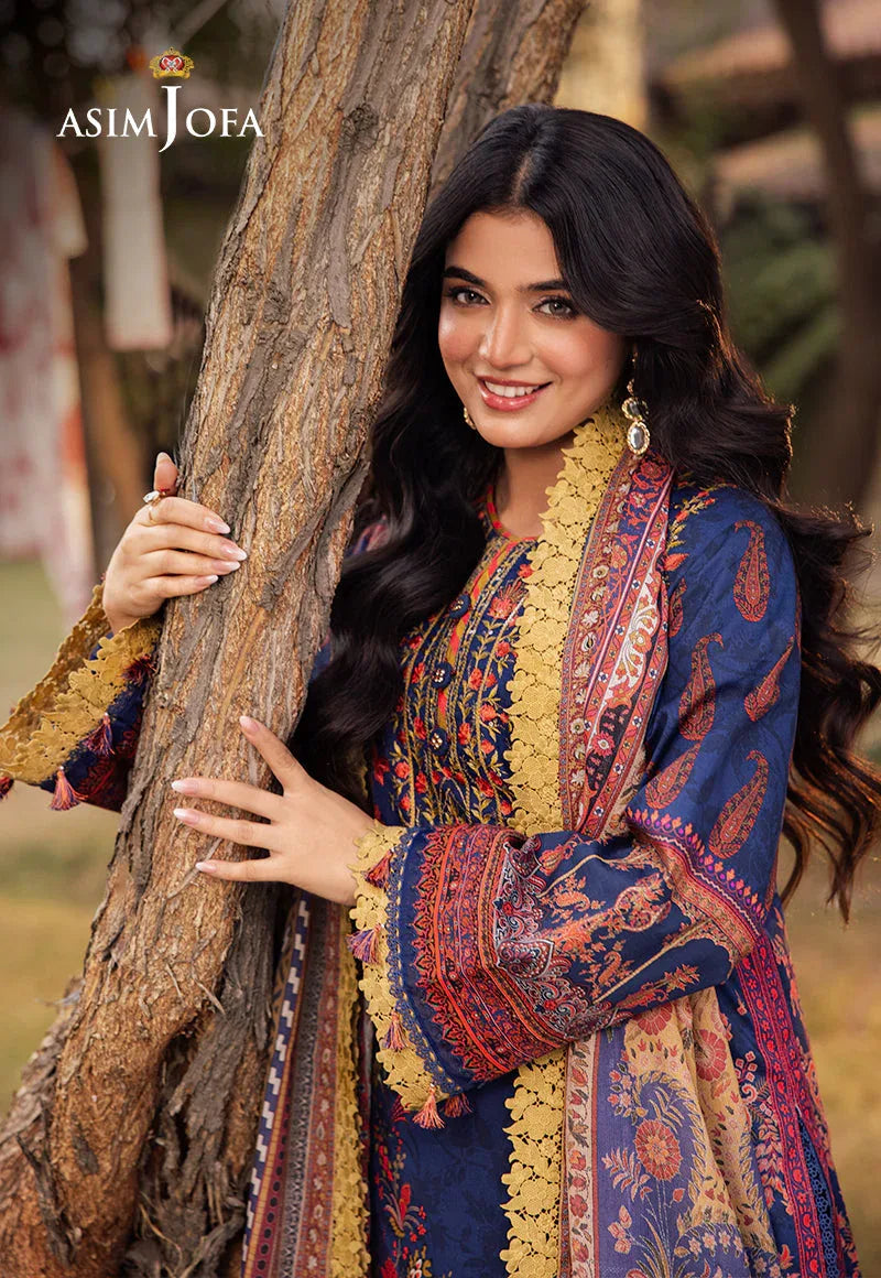 Asim Jofa | Prints Drop 2 | AJUBJ-08 - Rang-e-Khaas