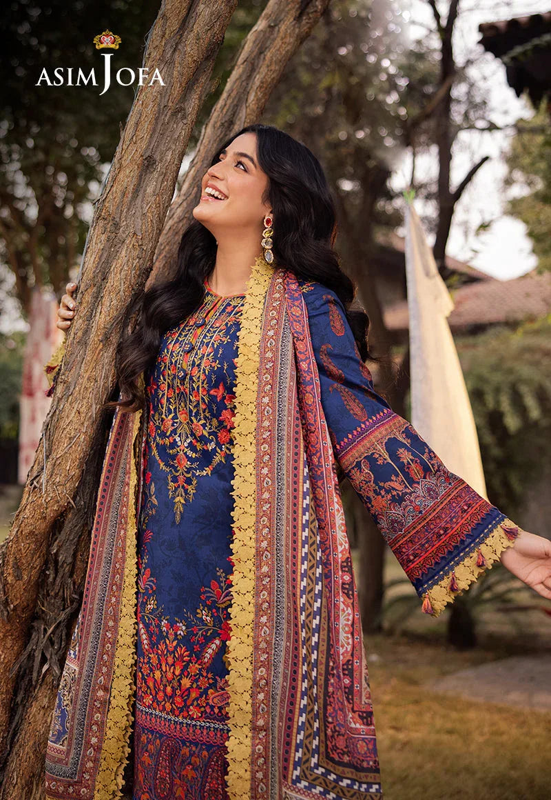Asim Jofa | Prints Drop 2 | AJUBJ-08 - Rang-e-Khaas