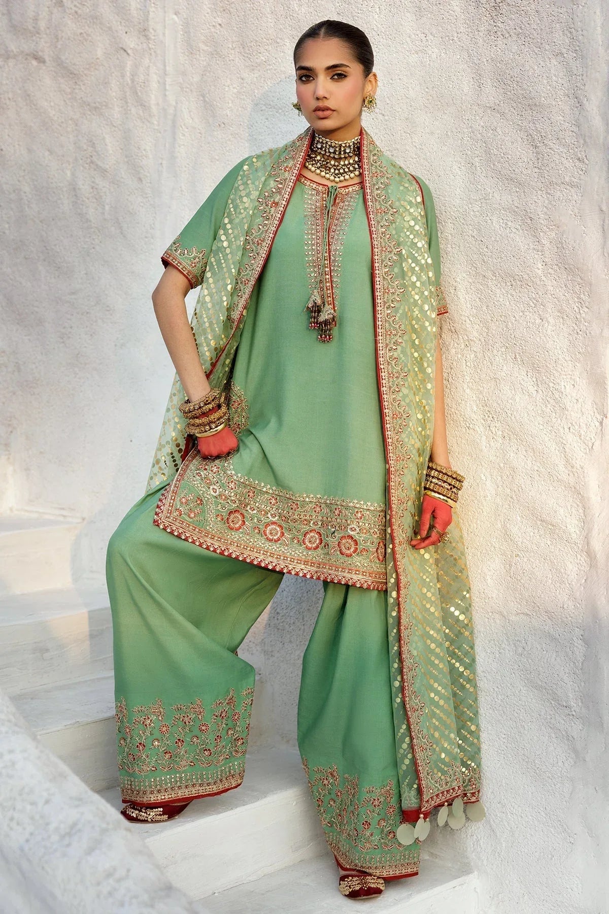 Charizma | Festive Pret | CMA-5-017 G - Rang-e-Khaas