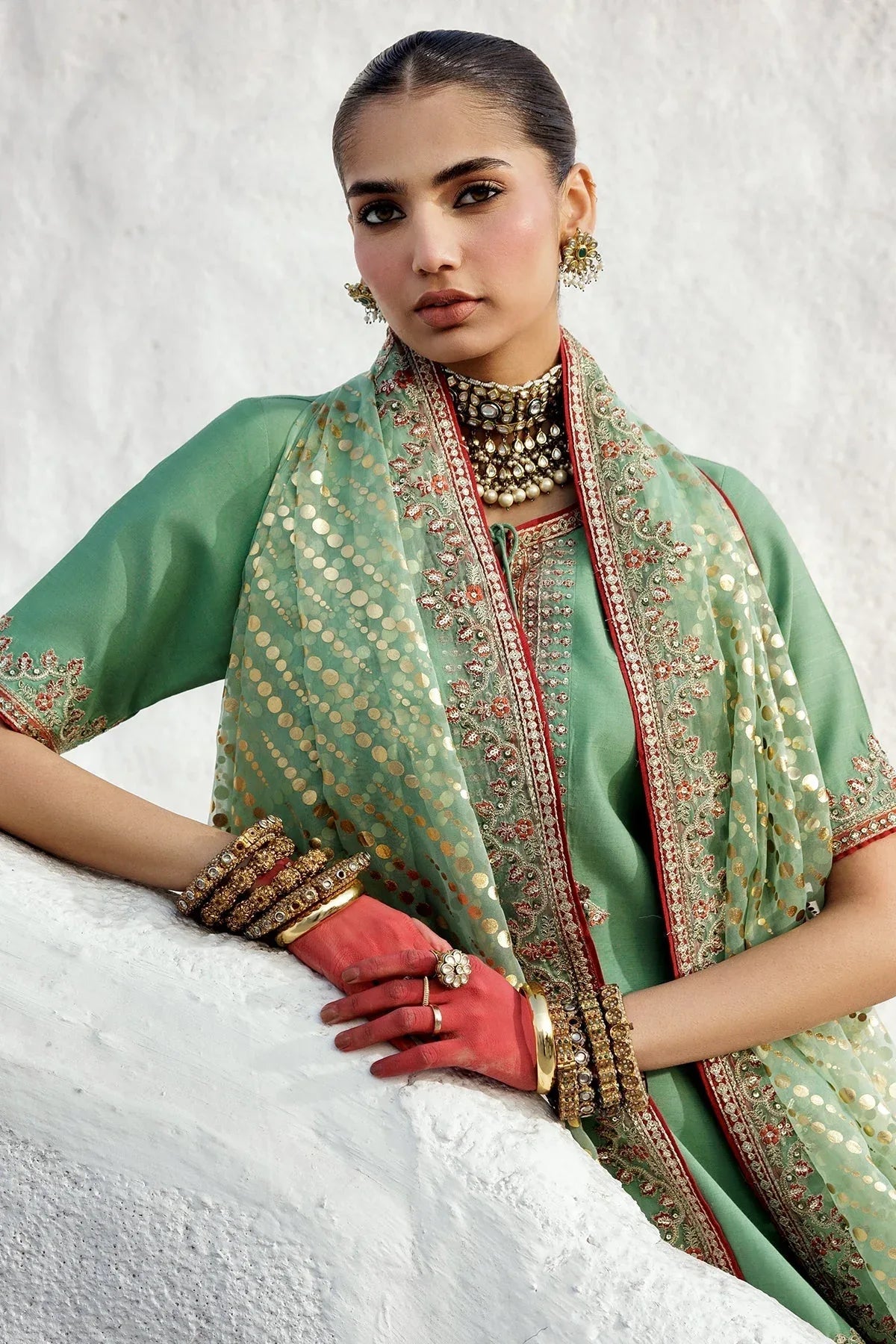 Charizma | Festive Pret | CMA-5-017 G - Rang-e-Khaas