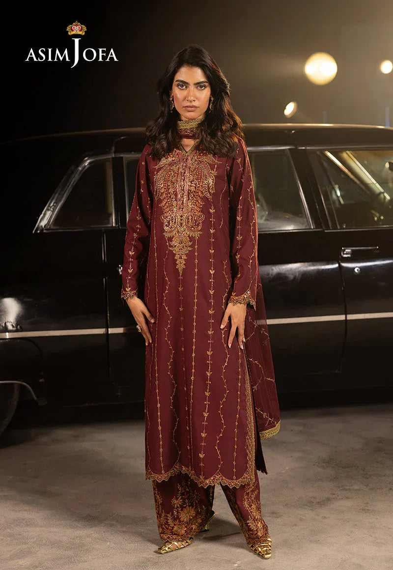 Asim Jofa | Luxury Festive Rejoice | AJLFF-04 - Rang-e-Khaas