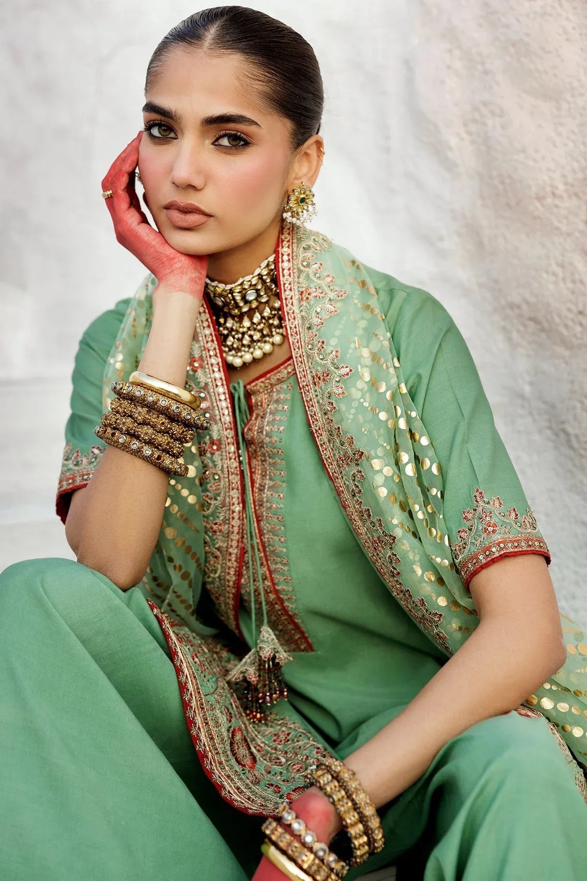Charizma | Festive Pret | CMA-5-017 G - Rang-e-Khaas