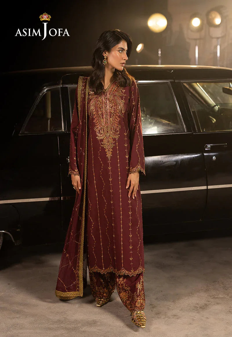 Asim Jofa | Luxury Festive Rejoice | AJLFF-04 - Rang-e-Khaas