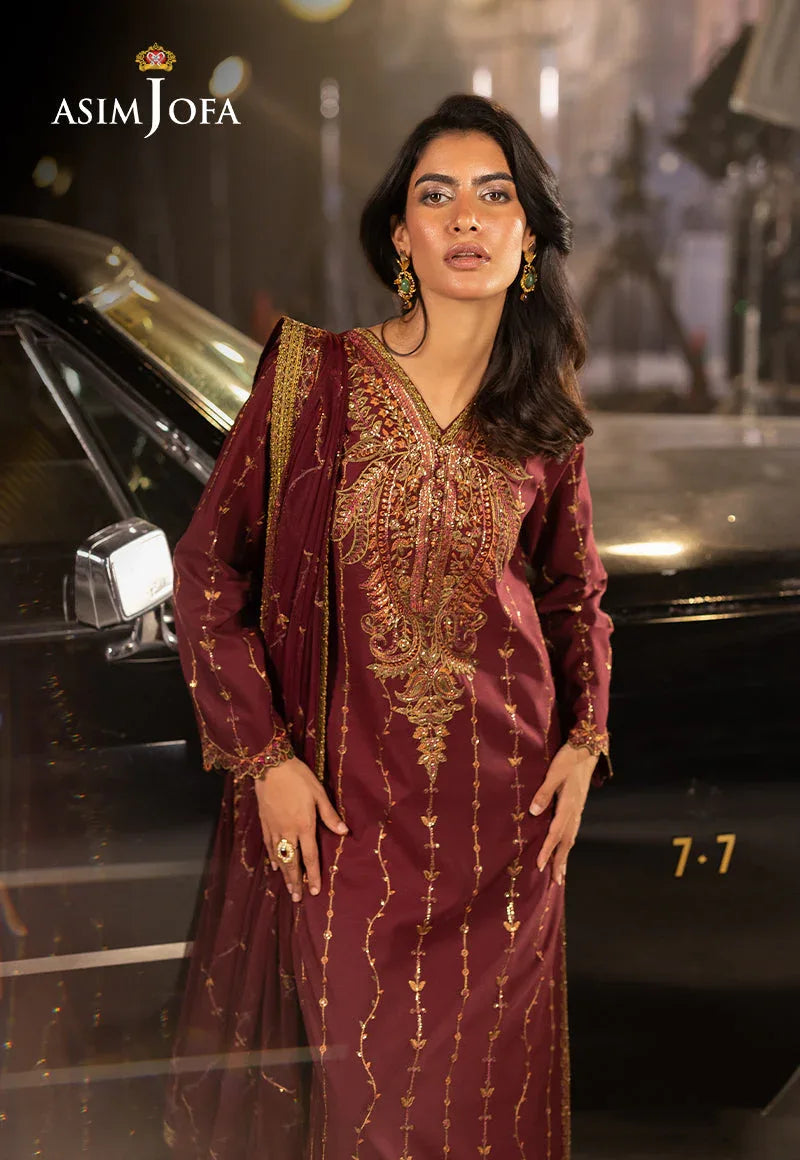 Asim Jofa | Luxury Festive Rejoice | AJLFF-04 - Rang-e-Khaas