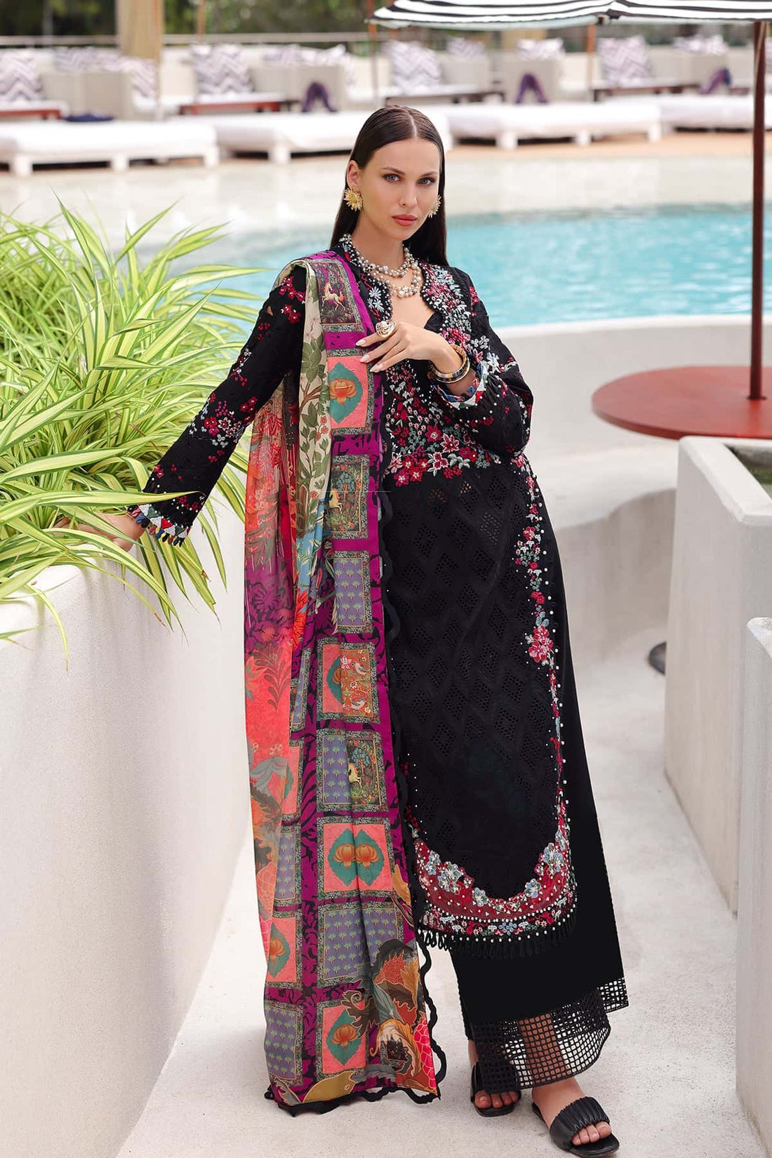 Afrozeh | Lawn 25 | Elva - Rang-e-Khaas