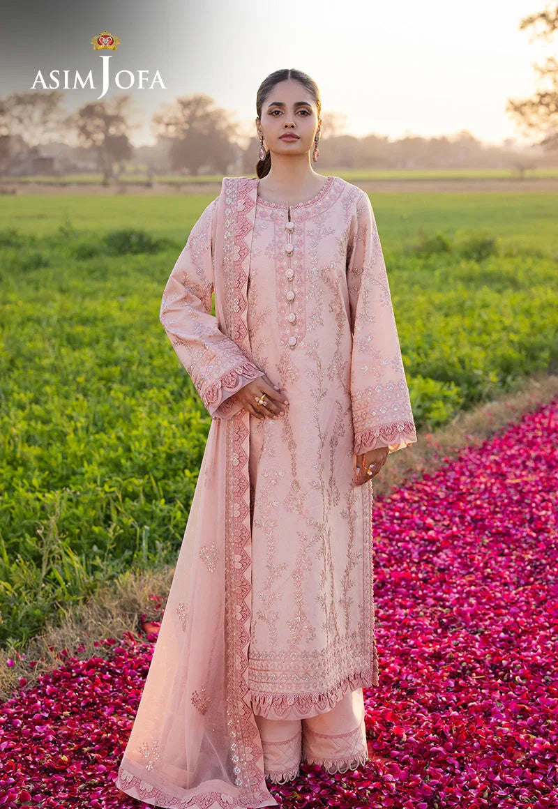 Asim Jofa | Luxury Lawn 25 | AJELL-15 - Rang-e-Khaas