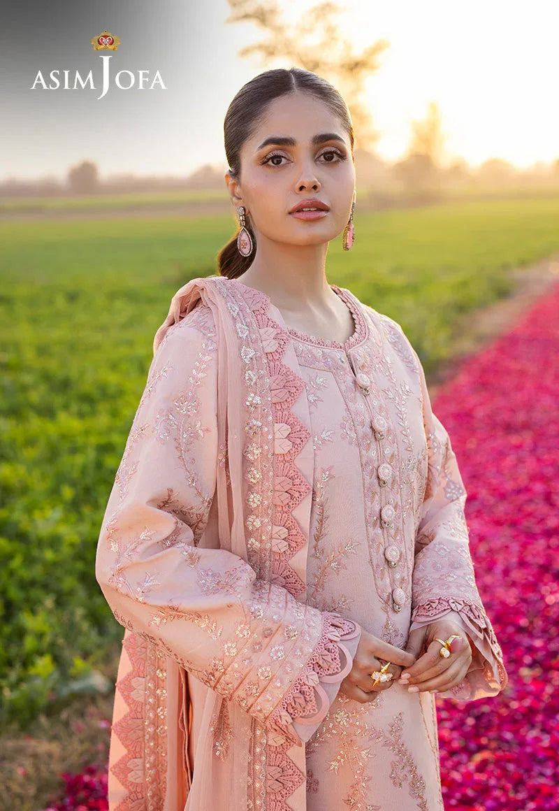 Asim Jofa | Luxury Lawn 25 | AJELL-15 - Rang-e-Khaas