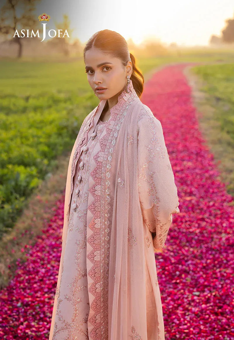 Asim Jofa | Luxury Lawn 25 | AJELL-15 - Rang-e-Khaas