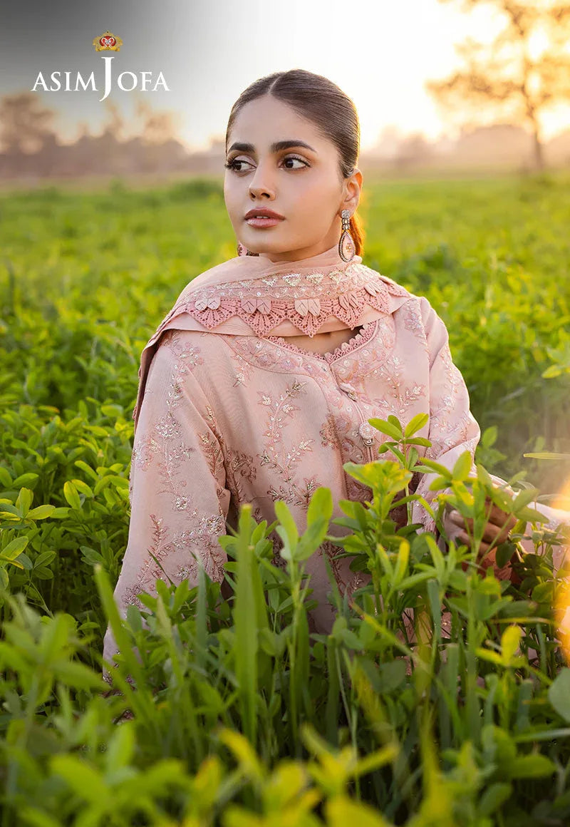 Asim Jofa | Luxury Lawn 25 | AJELL-15 - Rang-e-Khaas