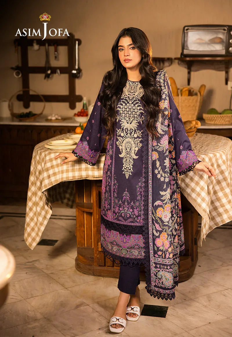 Asim Jofa | Prints Drop 2 | AJUBJ-07 - Rang-e-Khaas