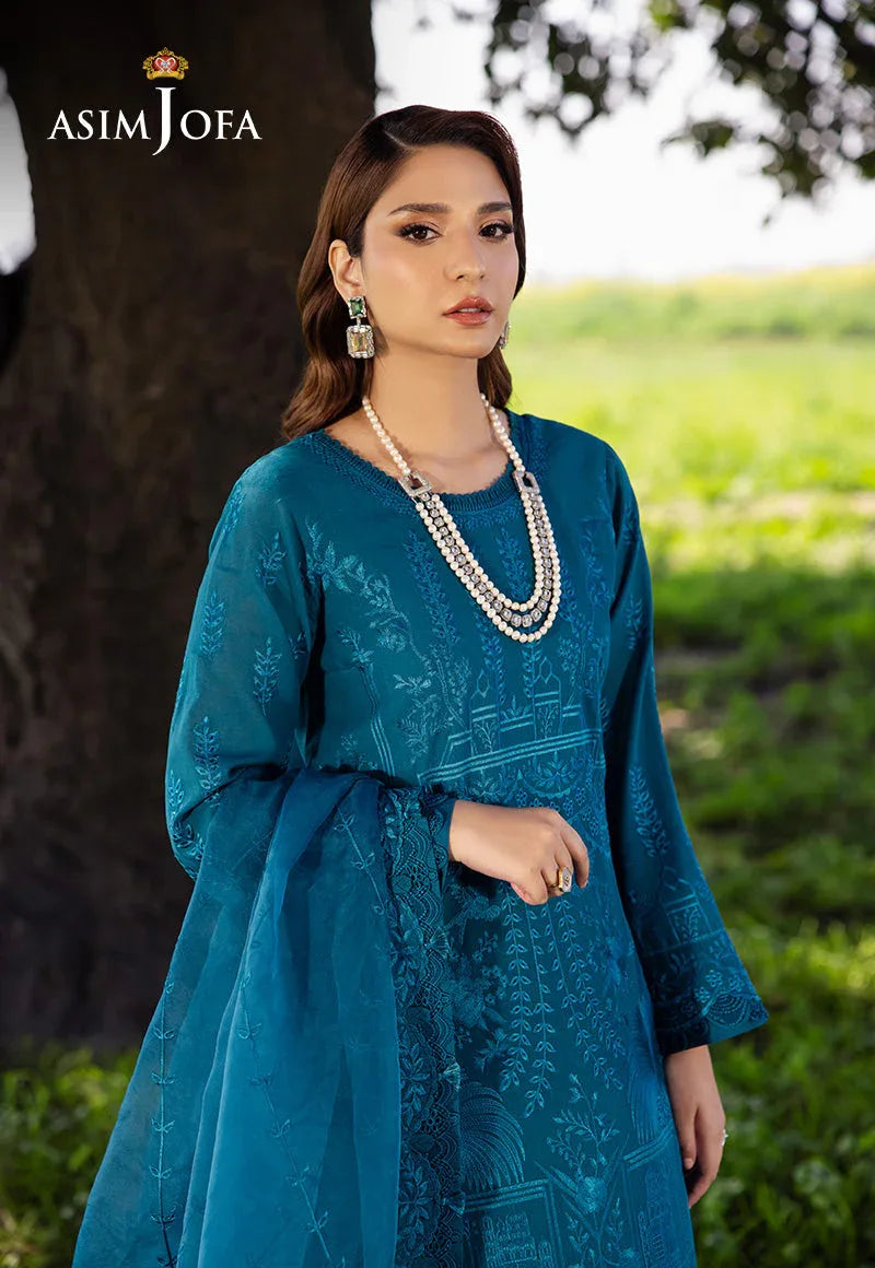 Asim Jofa | Luxury Lawn 25 | AJELL-17 - Rang-e-Khaas