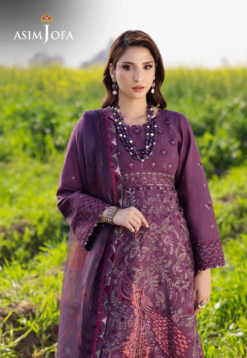 Asim Jofa | Luxury Lawn 25 | AJELL-18 - Rang-e-Khaas