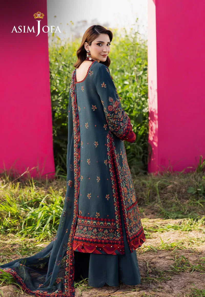 Asim Jofa | Luxury Lawn 25 | AJELL-04 - Rang-e-Khaas