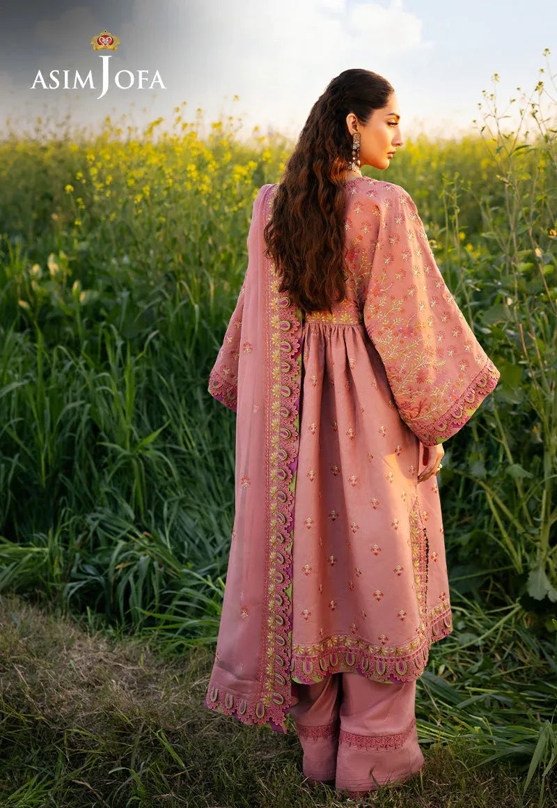Asim Jofa | Luxury Lawn 25 | AJELL-16 - Rang-e-Khaas
