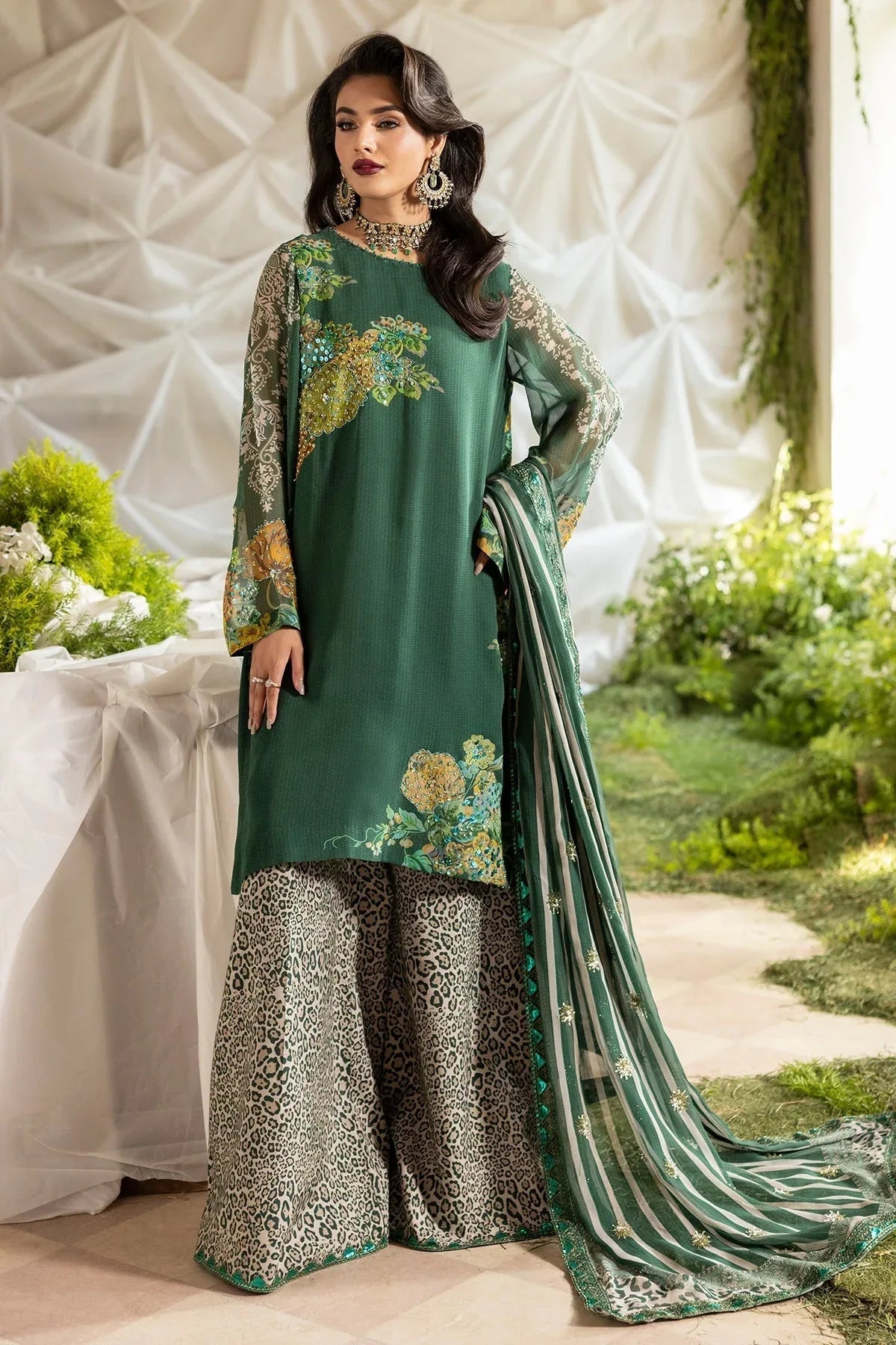 Charizma | Festive Pret | CMA-5-117 - Rang-e-Khaas