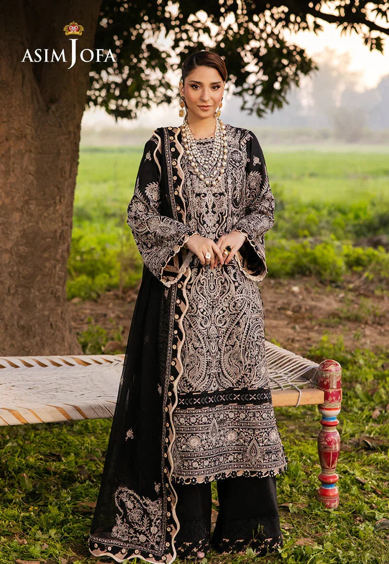 Asim Jofa | Luxury Lawn 25 | AJELL-03 - Rang-e-Khaas