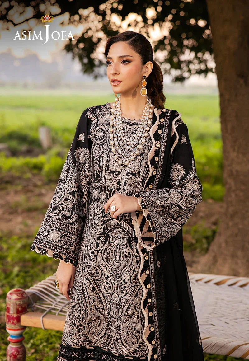 Asim Jofa | Luxury Lawn 25 | AJELL-03 - Rang-e-Khaas