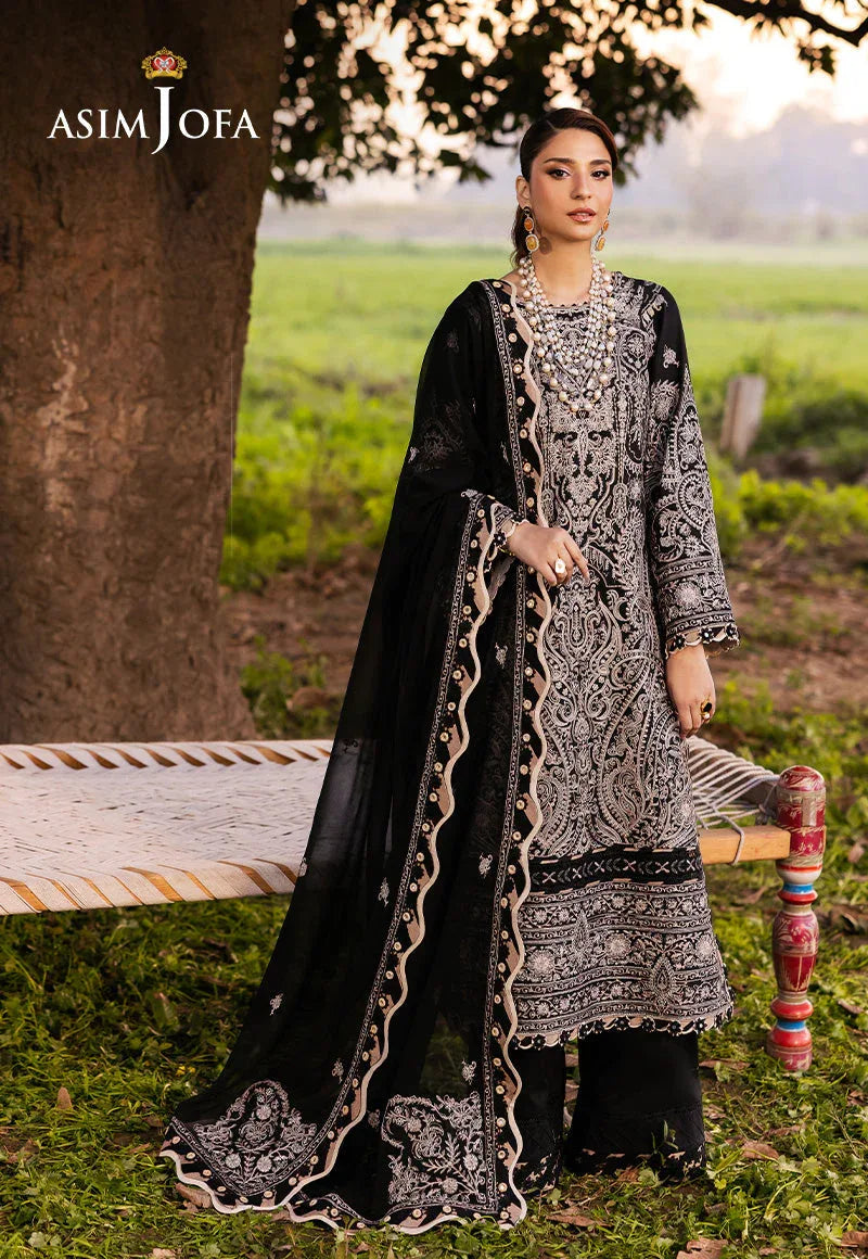 Asim Jofa | Luxury Lawn 25 | AJELL-03 - Rang-e-Khaas