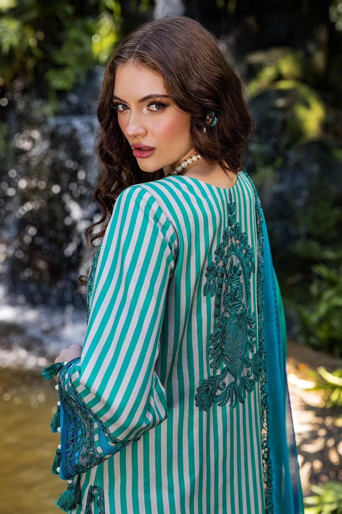 Charizma | Naranji Lawn | CN5-01 - Rang-e-Khaas