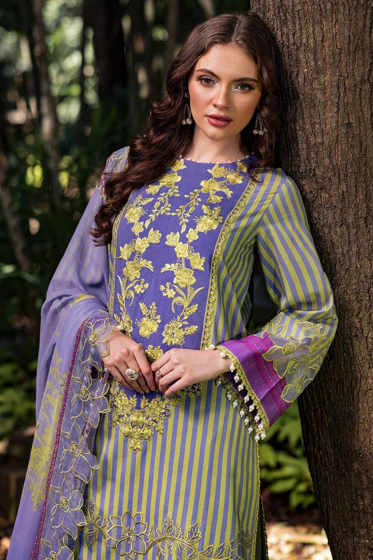 Charizma | Naranji Lawn | CN5-02 - Rang-e-Khaas