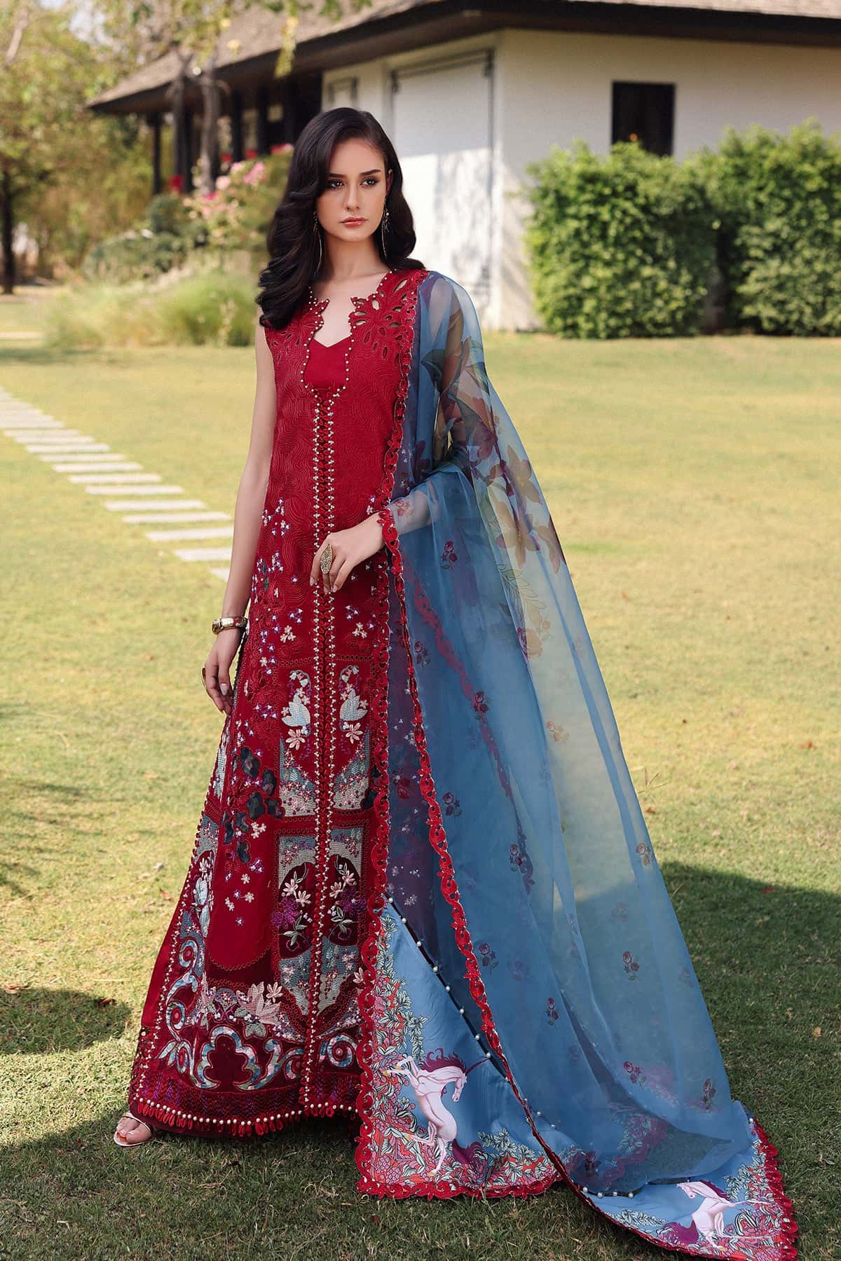 Afrozeh | Lawn 25 | Glacis - Rang-e-Khaas