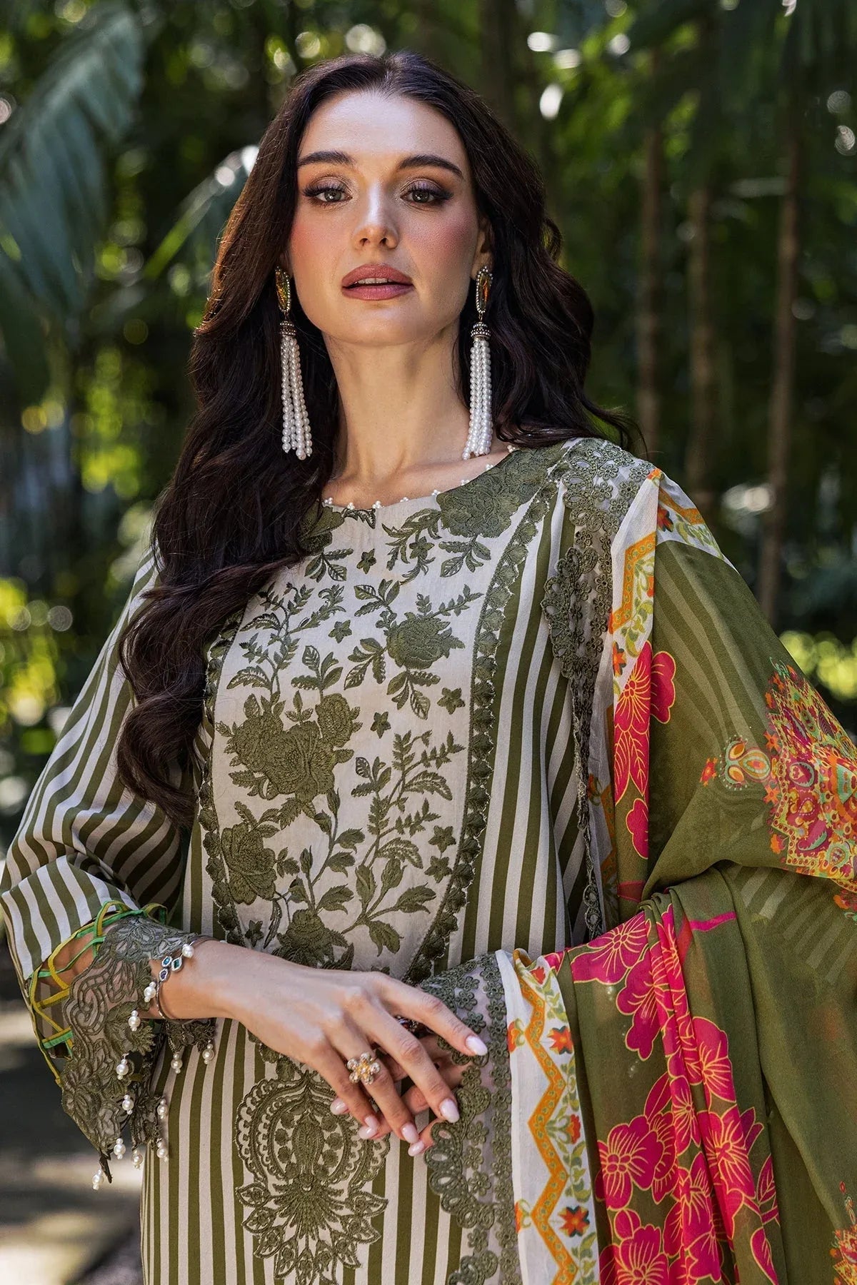 Charizma | Naranji Lawn | CN5-07 - Rang-e-Khaas