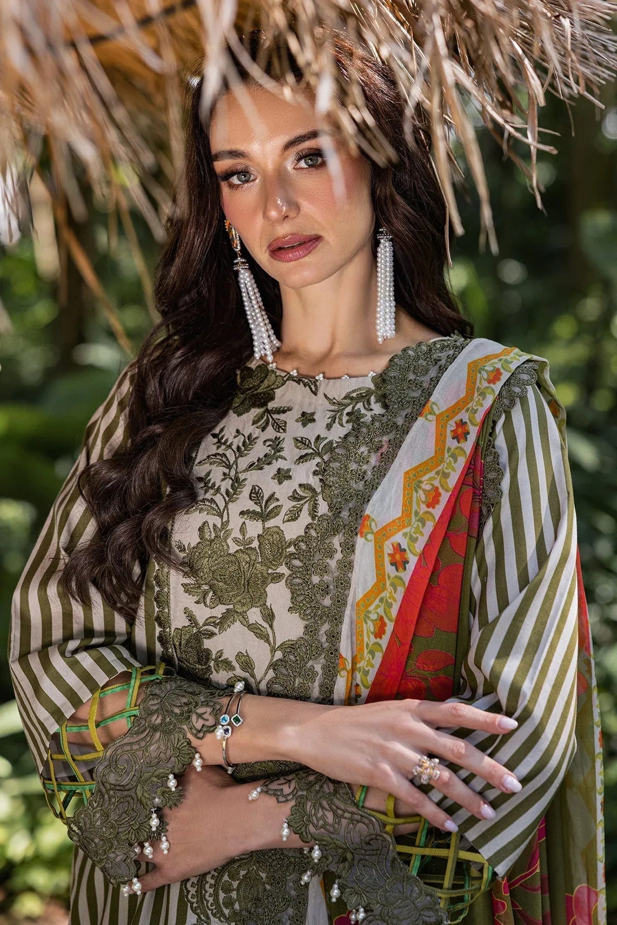 Charizma | Naranji Lawn | CN5-07 - Rang-e-Khaas