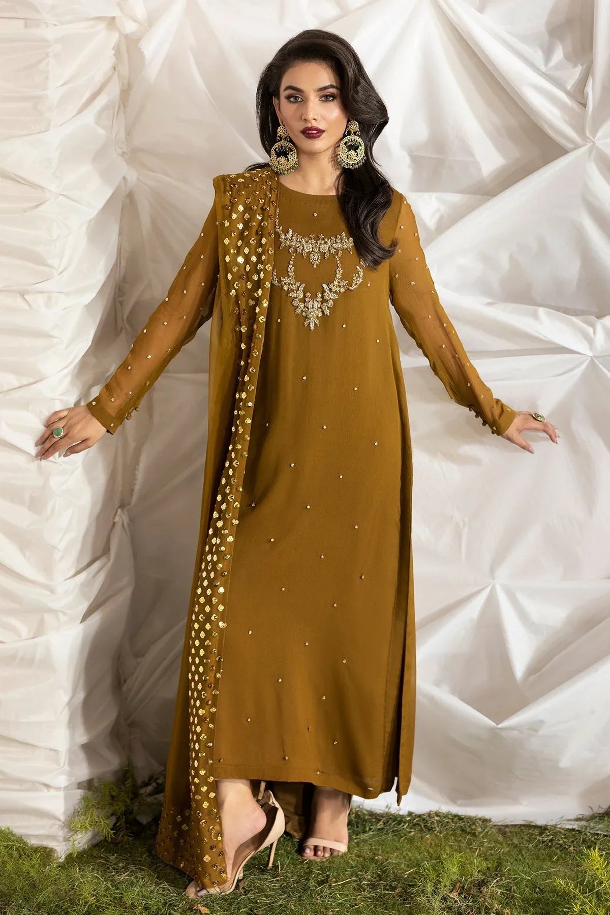 Charizma | Fumee Luxury Chiffon | CMA-5-046A - Rang-e-Khaas