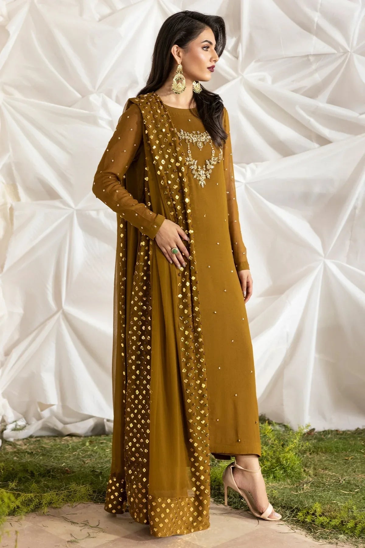 Charizma | Fumee Luxury Chiffon | CMA-5-046A - Rang-e-Khaas