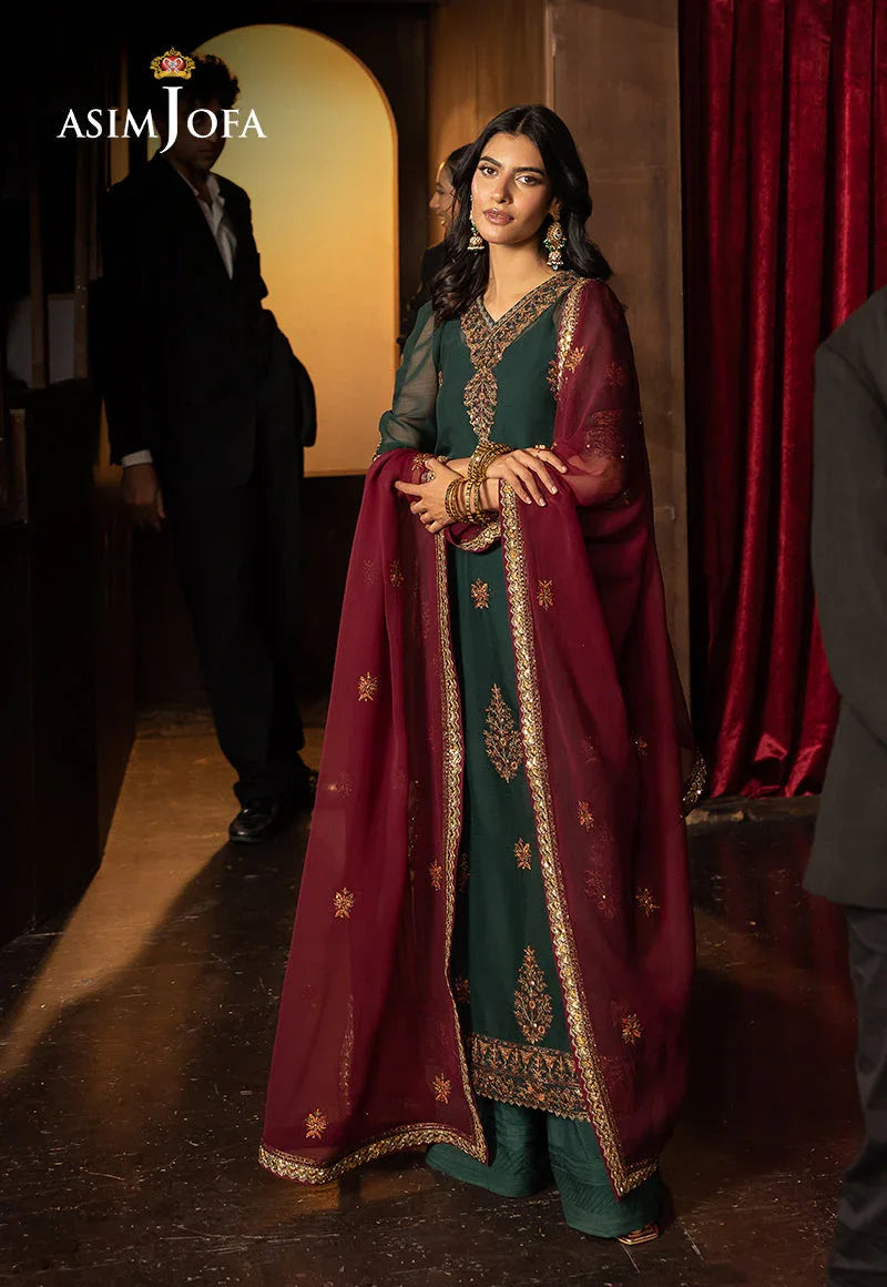 Asim Jofa | Luxury Festive Rejoice | AJLFF-02 - Rang-e-Khaas