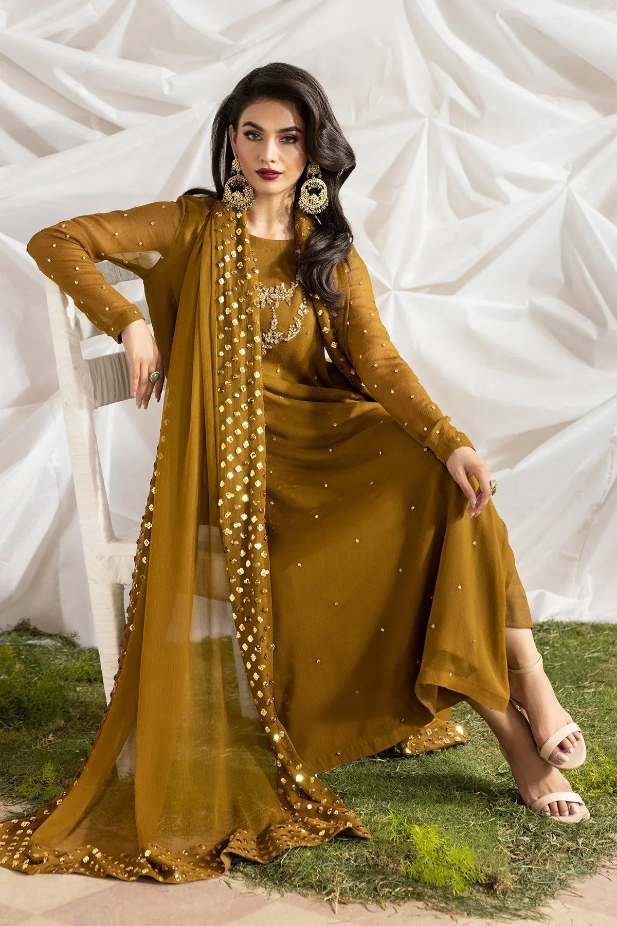 Charizma | Fumee Luxury Chiffon | CMA-5-046A - Rang-e-Khaas