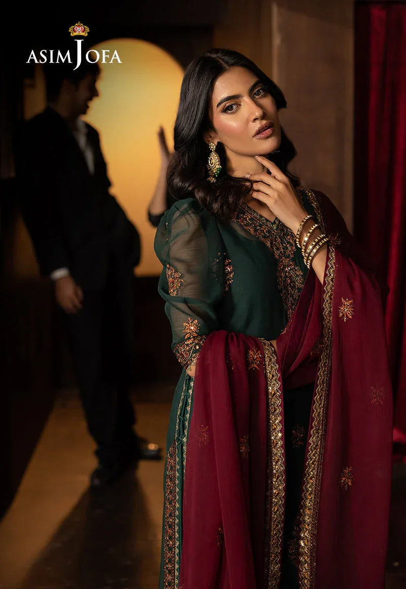 Asim Jofa | Luxury Festive Rejoice | AJLFF-02 - Rang-e-Khaas